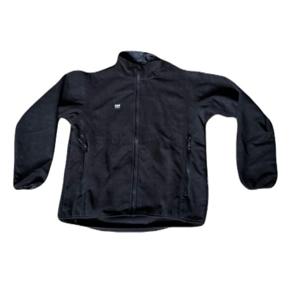 Helly Hanson Large Black Fleece Workwear Jacket - Picture 1 of 7